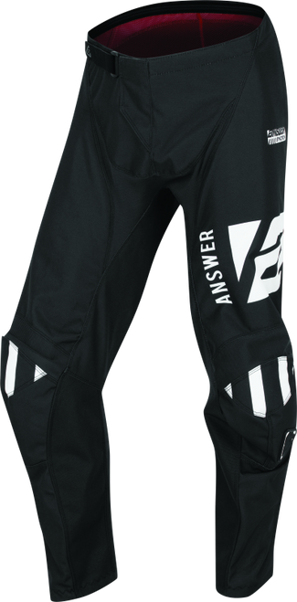 Answer Syncron Merge Pant Black/White Youth Size - 18