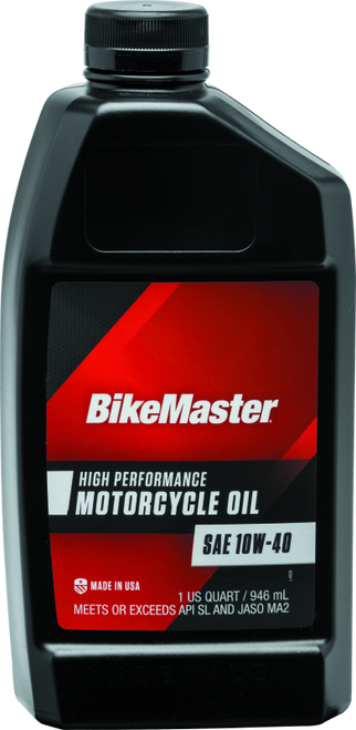 BikeMaster 10W40 Performance Oil - Quart