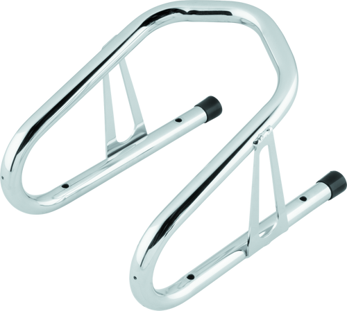 BikeMaster 6-1/2in Wheel Chock Chrome BikeMaster 6-1/2in Wheel Chock Chrome