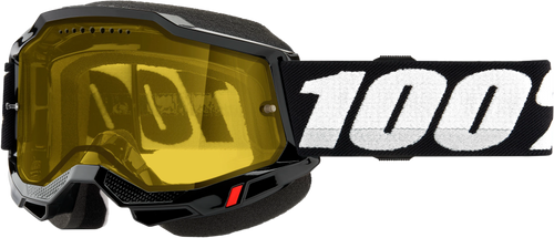 Accuri 2 Snowmobile Goggle Black Yellow Lens Accuri 2 Snowmobile Goggle Black Yellow Lens