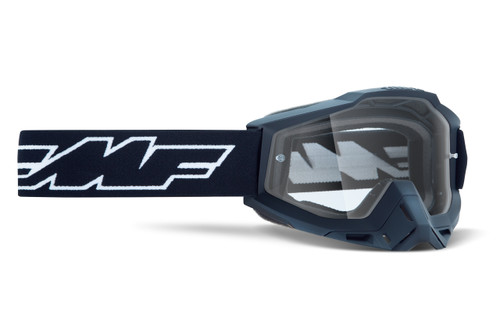 Powerbomb Goggle Rocket Black Clear Lens