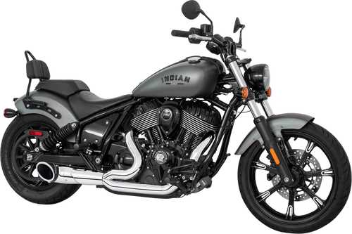 Turnout 2 1 4.5" Combat Endcap Indian Chief Ch/Bk