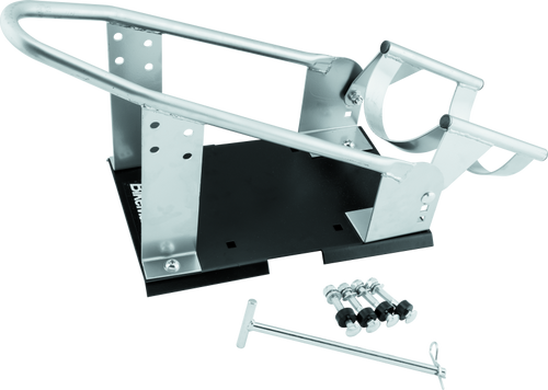 BikeMaster Heavy Duty Wheel Chock - Silver BikeMaster Heavy Duty Wheel Chock - Silver
