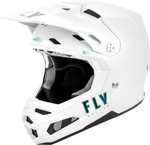 Youth Formula S Carbon Solid Helmet White Yl
