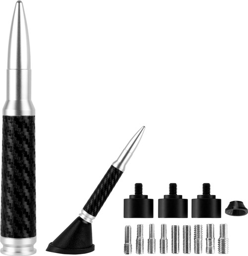 50 Cal Ammotenna Silver W/Carbon Fiber