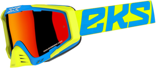 Outrigger Goggle Flo Yellow/Cyan W/Red Mirror