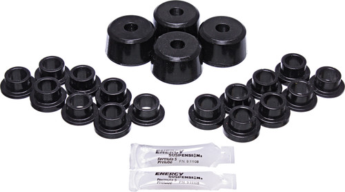 Shock Bushing Kit Black Pol Shock Bushing Kit Black Pol