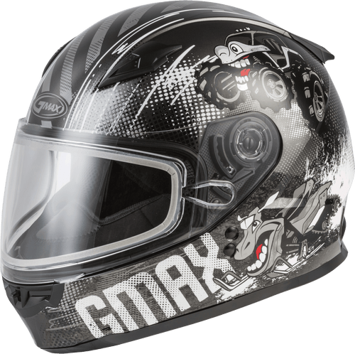 Youth Gm 49y Beasts Snow Helmet Dark Silver/Black Yl