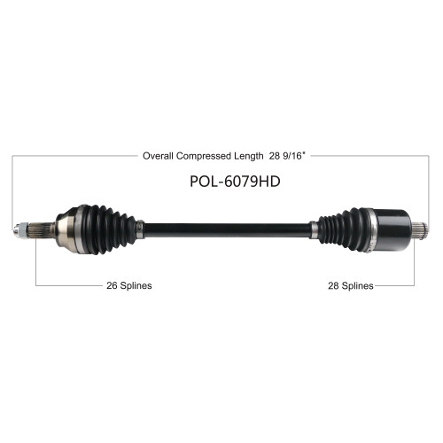 Hd 2.0 Axle Rear POL-6079HD