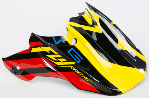 F2 Carbon Helmet Visor Red/Black/Yellow F2 Carbon Helmet Visor Red/Black/Yellow