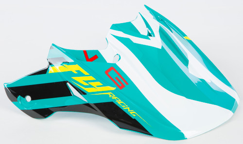 F2 Carbon Helmet Visor Teal/Black/White F2 Carbon Helmet Visor Teal/Black/White