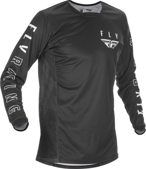 Kinetic K121 Jersey Black/White Lg