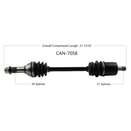 Oe 2.0 Axle Front Right CAN-7058