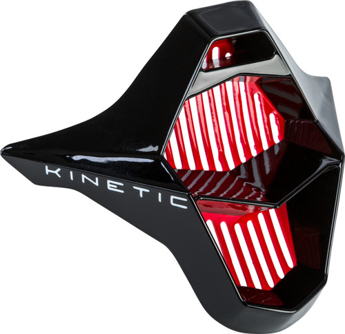 Kinetic Sharp Helmet Mouthpiece Red/Black Kinetic Sharp Helmet Mouthpiece Red/Black