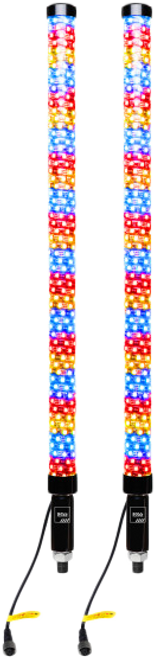 Bluetooth 2" Fat Led Whip 1 Pr Led Fat Whips