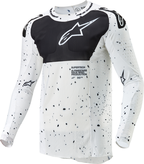 Supertech Spek Jersey White/Black Md