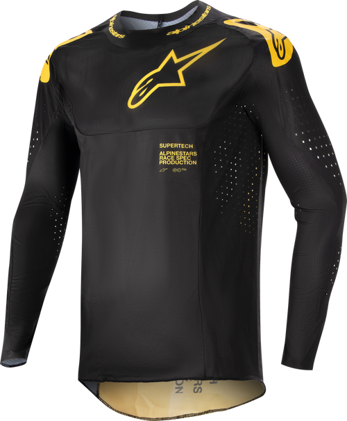 Supertech Ward Jersey Black/Yellow Sm