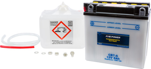 Battery W/Acid Cb7 A 12v Heavy Duty
