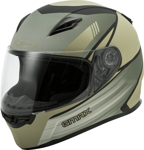 Ff 49 Full Face Deflect Helmet Smk Shield Matte Tan/Khaki Xs