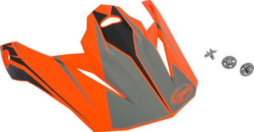 Visor W/Screws Revoke Mx 86 Matte Orange/Black Visor W/Screws Revoke Mx 86 Matte Orange/Black