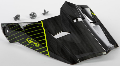 Visor W/Screws Colfax Mx 46y Black/Hi Vis Yel Ys Yl Visor W/Screws Colfax Mx 46y Black/Hi Vis Yel Ys Yl