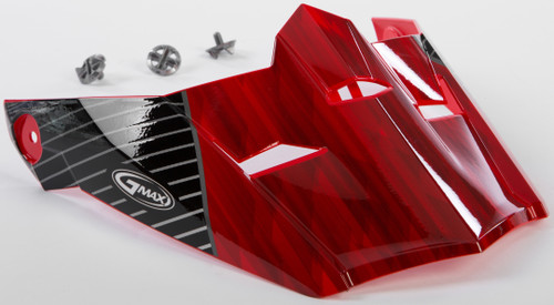 Visor W/Screws Colfax Mx 46 Red/Black Xs Sm Visor W/Screws Colfax Mx 46 Red/Black Xs Sm