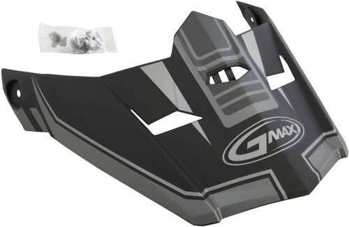 Visor W/Screws Uncle Mx 46 Matte Black/Silver Md 2x Visor W/Screws Uncle Mx 46 Matte Black/Silver Md 2x
