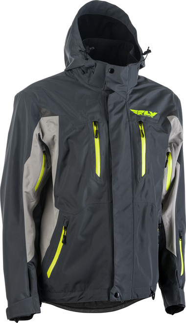 Fly Incline Jacket Grey/Charcoal Md