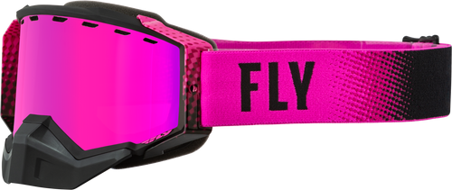 Zone Snow Goggle Black/Pink W/ Pink Mirror/Pink Lens Zone Snow Goggle Black/Pink W/ Pink Mirror/Pink Lens
