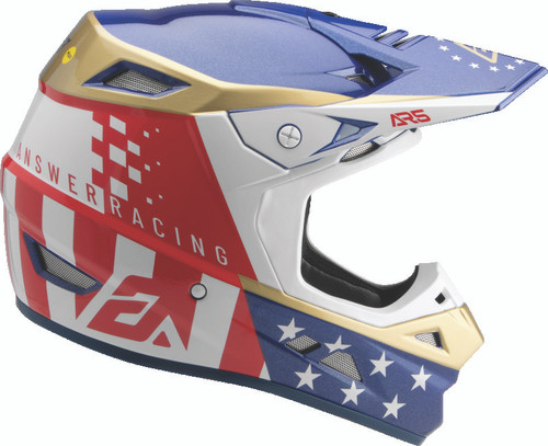 Answer AR5 Rally Helmet Mips Red/White - Small