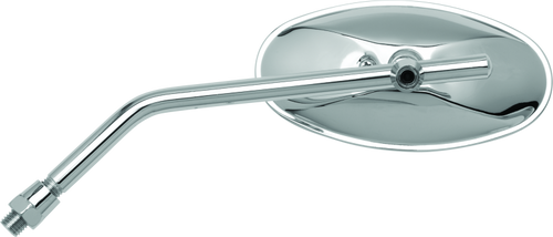 BikeMaster Adjustable Oval Mirror 10mm - Each -Chrome BikeMaster Adjustable Oval Mirror 10mm - Each -Chrome