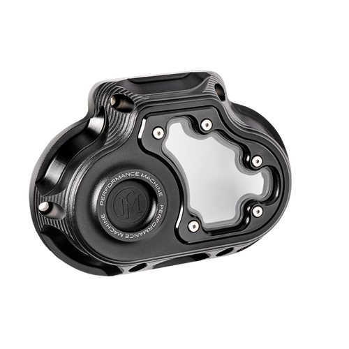 Performance Machine  Vision Clutch Cover W/Bezel - Black Ops
