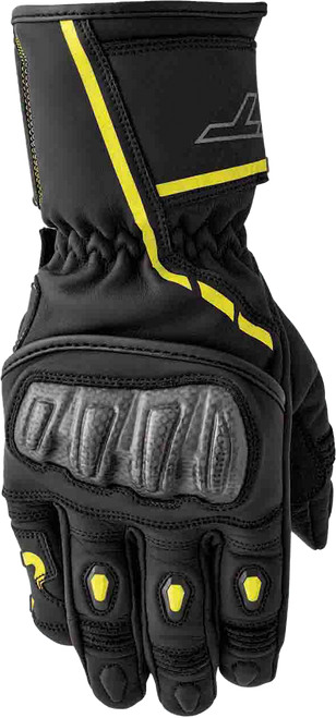 S1 D3o Glove Blk/Flo Yel Leather Xl