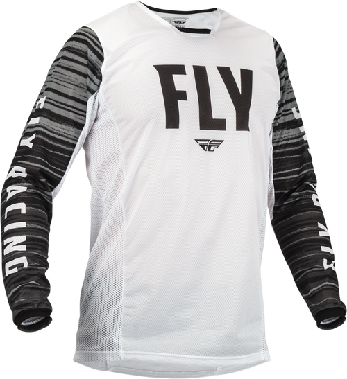Kinetic Mesh Jersey White/Black/Grey Md
