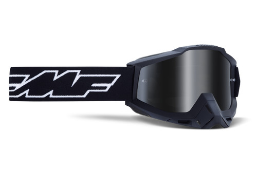 Powerbomb Youth Goggle Rocket Black Mirror Silver Len