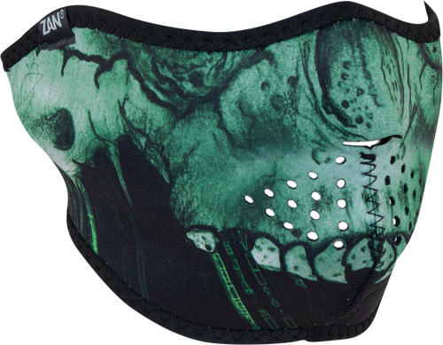 Neoprene Half Face Mask Cyber Skull