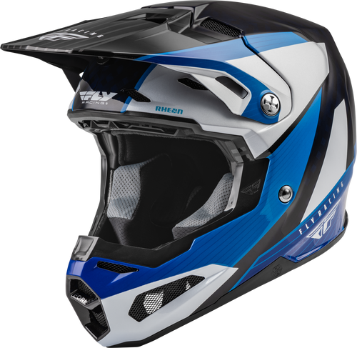 Youth Formula Crb Prime Helmet Blue/White/Blue Carbon Yl