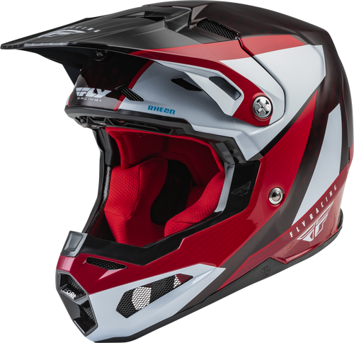 Youth Formula Crb Prime Helmet Red/White/Red Carbon Yl