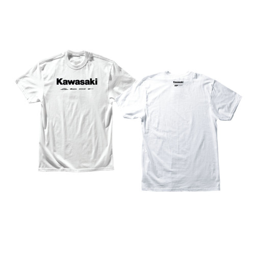 Kawasaki Racing Tshirt White Lg