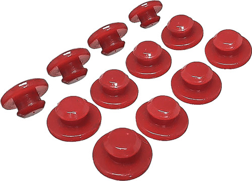 Seat Grommet Kit Red Pol Seat Grommet Kit Red Pol