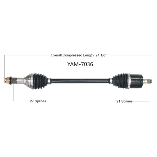 Oe 2.0 Axle Front YAM-7036