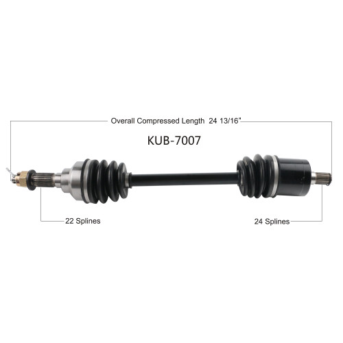 Oe 2.0 Axle Rear KUB-7007