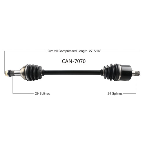 Oe 2.0 Axle Rear Right CAN-7070