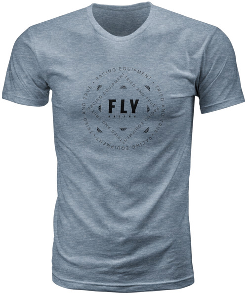 Fly Tried Tee Dark Grey Heather Sm