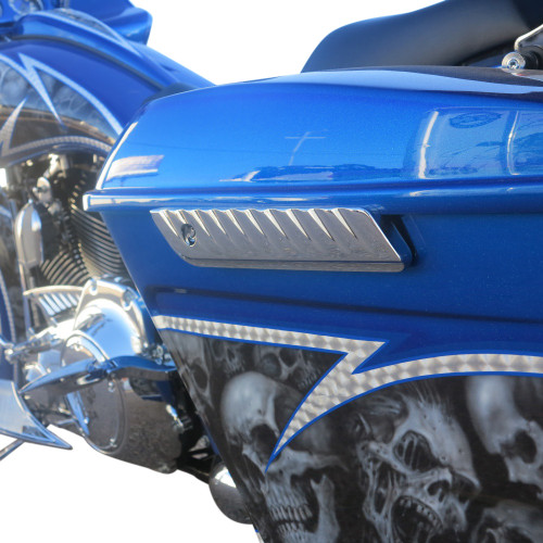 Saddlebag Latch Yafterburner Chrome `14 Up Flh/T Saddlebag Latch Yafterburner Chrome `14 Up Flh/T