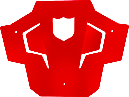 Rear Sport Bumper Skid Plate Red