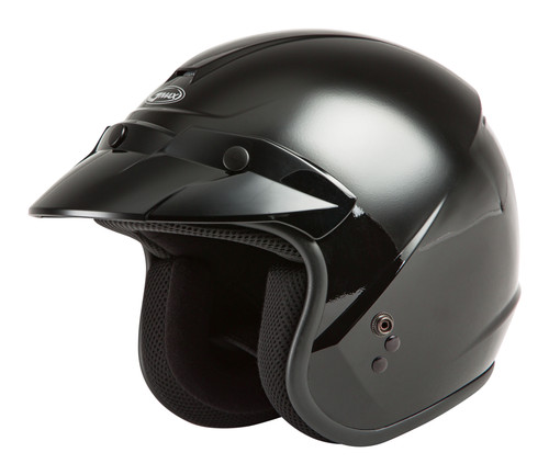 Youth Of 2y Open Face Helmet Black Ym