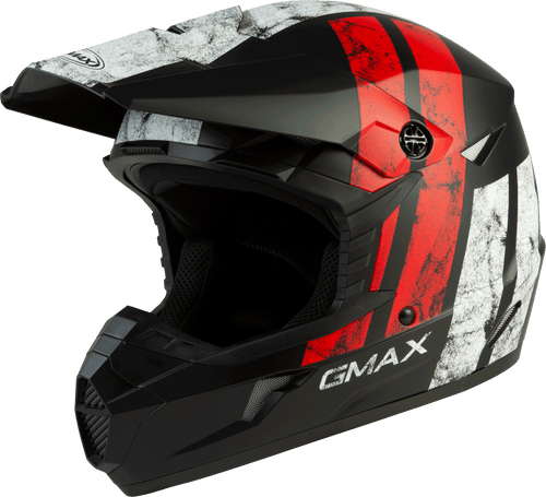 Mx 46 Off Road Dominant Helmet Matte Black/White/Red 2x