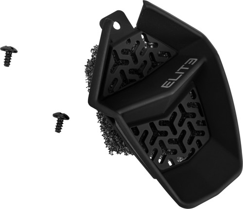 Kinetic Solid Helmet Mouthpiec Matte Black Kinetic Solid Helmet Mouthpiec Matte Black