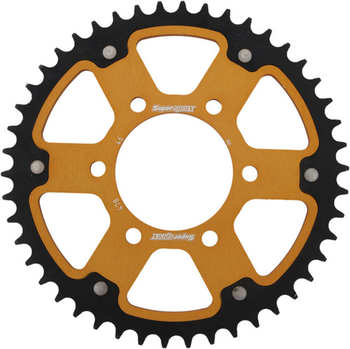 Rear Stealth Sprocket Alu/Stl 46t 520 Gld Kaw